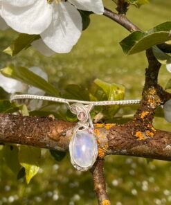 The Luna Luminous Moonstone Choker