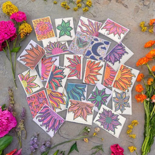Surprise Hand-Painted Card - Image 2