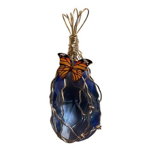 Metamorphosis Blue Crystal Pendant
