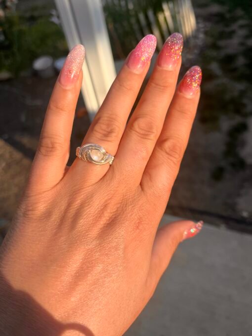 Moonstone Silver Ring