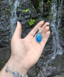 Glacier Waterfall Pendant – Handcrafted at the Base of Mt. Rainier