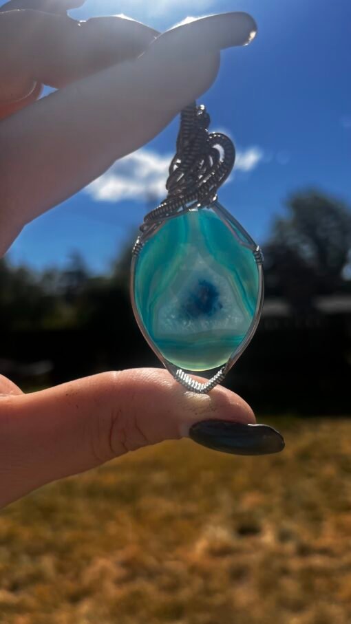 Alpine Sky Pendant Crafted at Mount Baker - Image 4