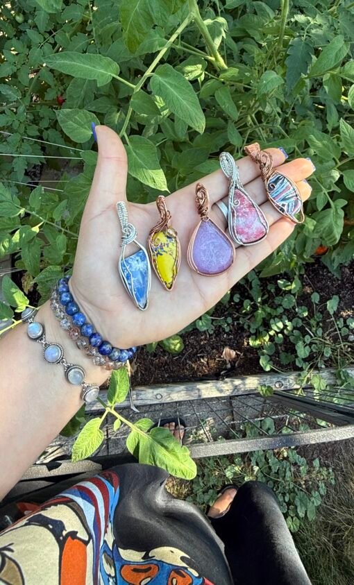Enchanted Forest Wire-Wrapped Pendant - Image 2