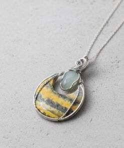 Bumblebee Jasper πPendant