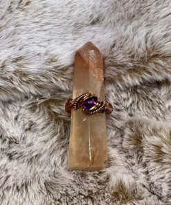 The Amethyst Dream Copper Ring 💜Size 7.5