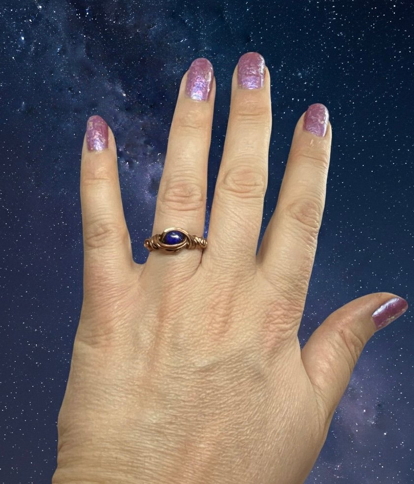 The Starry Sky Copper Ring! 🌌Size 7 - Image 2