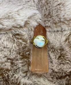 🌙 Embrace Your Inner Goddess: The Moonstone Ring Size 8