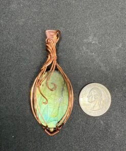 Alternative view of Ravenward Copper Talisman