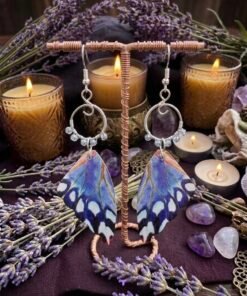 Deep Indigo Metamorphosis Earrings