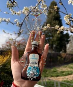 Vintage Bottle Hanging Vase