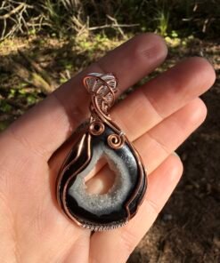 Alternative view of The Pacific Tide Geode Pendant
