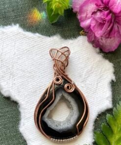 The Pacific Tide Geode Pendant